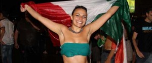 Europei- I viterbesi in piazza per festeggiare