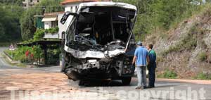 L'autobus sventrato