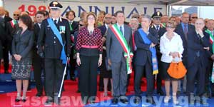 Alcuni degli ospiti nel parterre