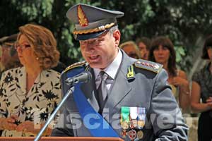 Il comandante della guardia di finanza di Viterbo Alfonso Amaturo