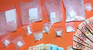 La droga sequestrata