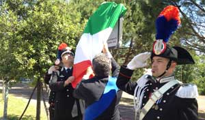 L'intitolazione del piazzale ai caduti di Nassirya