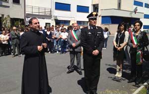 L'intitolazione del piazzale ai caduti di Nassirya