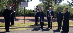 L'intitolazione del piazzale ai caduti di Nassirya