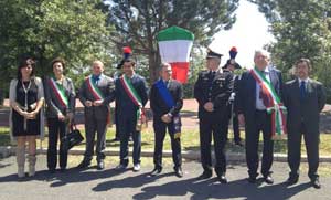 L'intitolazione del piazzale ai caduti di Nassirya