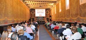 Un momento dell'assemblea della Cna