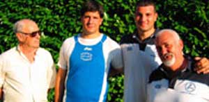 Bonaventura Biondini con Diego e Matteo Centi