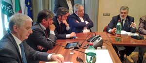 Battistoni e Mattei all'incontro con Confagricoltura Lazio