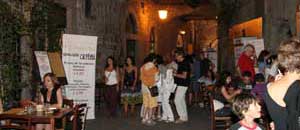 Il quartiere medievale durante Caffeina