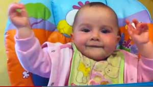 La piccola Caterina tifosa della Lazio