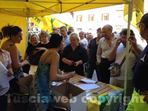 L'iniziativa di Coldiretti in piazza del Comune