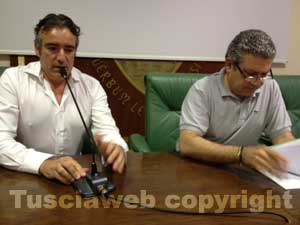 Il sindaco di Civitella D'Agliano Mancini e Meroi