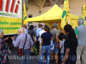 L'iniziativa di Coldiretti in piazza del Comune