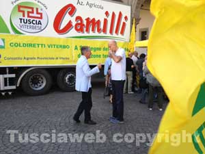 L'iniziativa di Coldiretti in piazza del Comune