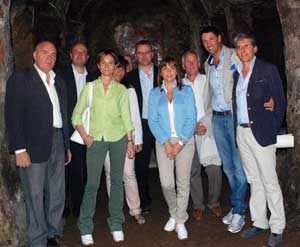 Al centro il presidente Polverini e l'assessore regionale alla Cultura Fabiana Santini