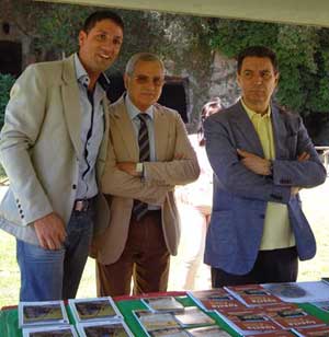 Da sinistra: il consigliere provinciale Felice Casini, il subcommissario Arpa Giovanni Arena e il sindaco di Viterbo Giulio Marini
