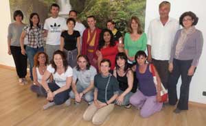 Il gruppo del corso di meditazione