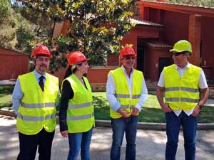 Battistoni in visita alle aziende di Latina