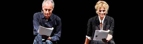 Marco Travaglio e Isabella Ferrari in Anestesia totale