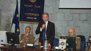 Il presidente della Provincia Meroi alla premiazione del Rotary Club
