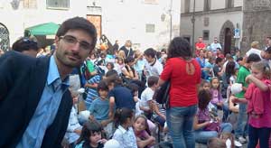 L'assessore Daniele Sabatini alle Pinocchiadi