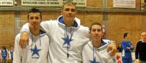 Sacripanti junior e senior con Meroi