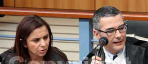 I legali di parte civile del processo Gradoli, Luigi Sini e Claudia Polacchi