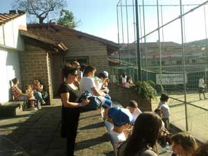 Un'immagine della festa dello sport a Caprarola