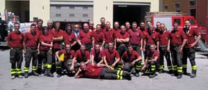 Il gruppo che ha partecipato al corso Tas al comando di Viterbo