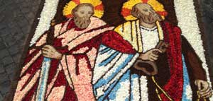 L'immagine dei santi Pietro e Paolo