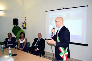 Il sindaco di Civita Castellana Gianluca Angelelli