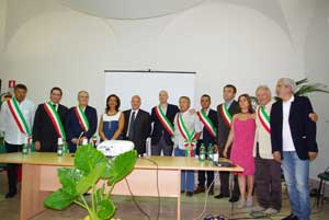 Un momento dell'inaugurazione