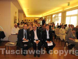 Mazzoli e Parroncini in prima fila all'assemblea del Pd