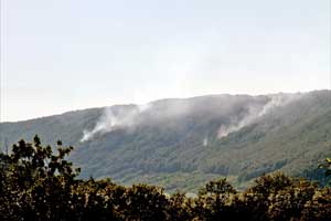 Ancora in fiamme la Valle di Vico