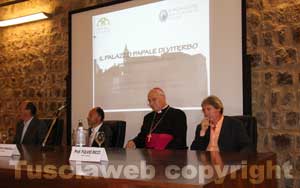 La presentazione delle sale e degli affreschi
