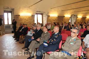 La presentazione delle sale e degli affreschi