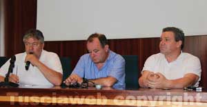 Umberto Fusco, Massimo Fattorini e Alfiero Spadoni