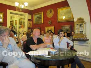 La sala del Caffè Greco