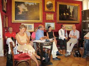 La sala del Caffè Greco