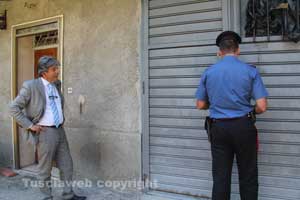 L'avvocato Enrico Valentini presente alle operazioni L'avvocato Enrico Valentini presente alle operazioni