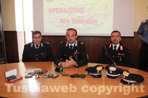 I carabinieri illustrano i dettagli dell'operazione New Generation