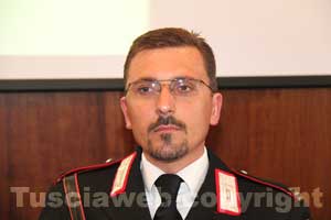 Il comandante dei carabinieri di Vejano Luigi Grella