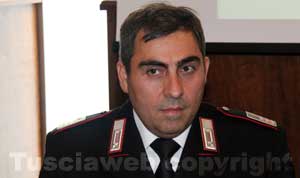 Il luogotenente Angelo Fazzi, comandante del Norm dei carabinieri di Ronciglione