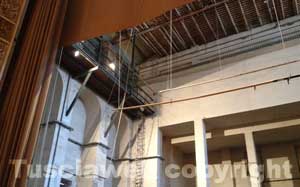 I lavori al teatro Unione