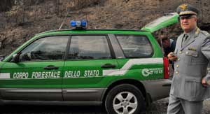 La Forestale in azione contro gli incendi