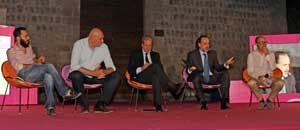 L'incontro con Crosetto e Gentiloni