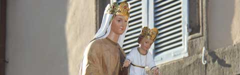 Il trasporto della Madonna del carmelo