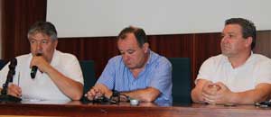 Umberto Fusco, Massimo Fattorini e Alfiero Spadoni
