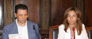 Il sindaco Marini e l'assessore Santini