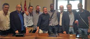 Aldair ospite a Palazzo Gentili